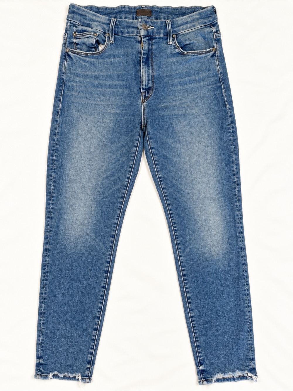 MOTHER High Waisted Looker Ankle Chew Jeans Size 29